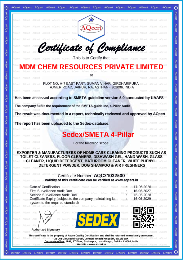 Sedex Certification